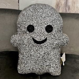 Halloween sparkle ghost pillow